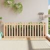 vidaXL Garden Raised Bed with Fence Design 200x50x70 cm Solid Wood Pine