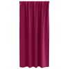 vidaXL Blackout Curtains with Rings 2 pcs Wine Red 175 x 140 cm