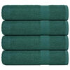 vidaXL Hand Towels "FROGN" 4 pcs Green 50x100 cm 360 gsm