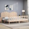 vidaXL Bed Frame without Mattress 200x200 cm Solid Wood Pine