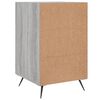 vidaXL Bedside Cabinet Grey Sonoma 40x40x66 cm Engineered Wood