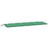 vidaXL Garden Bench Cushion Green 180x50x7 cm Oxford Fabric