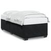 vidaXL Bed Frame without Mattress Black&nbsp;Single Velvet