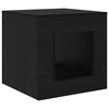 vidaXL Coffee Table Black Oak 51.5 x 50 x 50 cm Engineered Wood