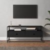 vidaXL TV Cabinet Black 100x35x45 cm Engineered Wood