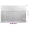 vidaXL Floating PE Solar Pool Film 260x160 cm Grey