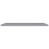 vidaXL Floating Wall Shelves 2 pcs Grey 120x23.5x3.8 cm MDF