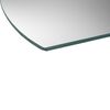 vidaXL Wall Mirrors 8 pcs 20x20 cm Wave Glass