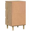 vidaXL Bedside Cabinet Artisan Oak 40x35x69 cm Engineered Wood