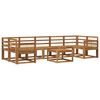vidaXL Outdoor Sofa Set 8 pcs Natural Solid Acacia Wood