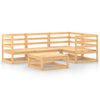 vidaXL 5 Piece Garden Lounge Set Solid Wood Pine