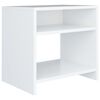 vidaXL Bedside Cabinets 2 pcs White 40x30x40 cm Engineered Wood