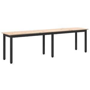 vidaXL Bench Natural 160 x 35 x 45 cm Solid Pine Wood