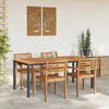 vidaXL Outdoor Tables Natural and black 180 x 90 x 75 cm