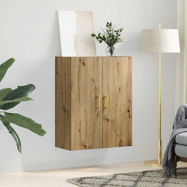 vidaXL Wall Cabinet Artisan Oak 69.5 x 34 x 90 cm Engineered Wood