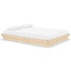 vidaXL Bed Frame without Mattress Solid Wood Double