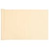 vidaXL Balcony Privacy Screen Cream 300x75 cm PVC