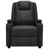 vidaXL Massage Chair Black Faux Leather