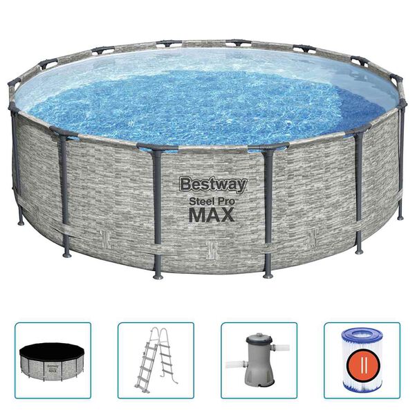 Bestway Power Steel Swimming Pool 427x122 cm