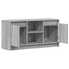 vidaXL TV Cabinet with LED Grey Sonoma 100x34x50 cm Engineered Wood