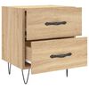 vidaXL Bedside Cabinets 2 pcs Sonoma Oak 40x35x47.5 cm Engineered Wood