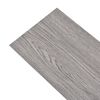 vidaXL Self-adhesive PVC Flooring Planks 5.21 m? 2 mm Dark Grey