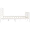 vidaXL Bed Frame without Mattress White 160x200 cm Solid Wood Pine