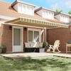 vidaXL Awning Manual Green and Yellow 450 x 350 x 165 cm Polyester