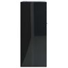 vidaXL Sideboard High Gloss Black 88x30x70 cm Engineered Wood