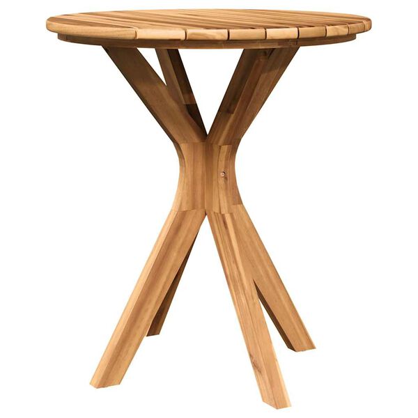 vidaXL Side Table Brown 70 x 70 x 75 cm Solid Teak Wood