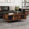 vidaXL Coffee Table Smoked Oak 104x60x35 cm Engineered Wood