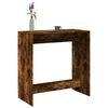 vidaXL Bar Table Smoked Oak 102x50x103,5 cm Engineered Wood