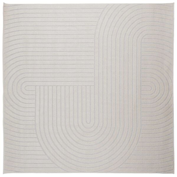 vidaXL Area Rugs Square Cream 240 x 240 cm