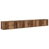 vidaXL Wall-mounted TV Cabinet Set Old Wood Engineered Wood