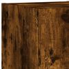 vidaXL 5 Piece TV Wall Cabinets with LED Lights Smoked Oak