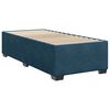 vidaXL Box Spring Bed with Mattress Dark Blue 80x200 cm Velvet