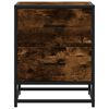 vidaXL Bedside Cabinet Smoked Oak 40x31x50 cm Engineered Wood
