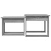 vidaXL Coffee Table Set 2 pcs Grey Sonoma Engineered Wood