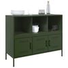 vidaXL Sideboard Olive Green 100.5x39x79 cm Steel