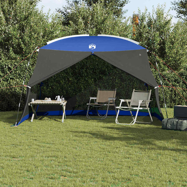 vidaXL Mosquito Tent with Roof Azure Blue 380 x 380 x 225 cm