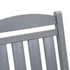 vidaXL Rocking Chair 2 pcs Light Grey 92 x 70 x 108 cm Polyethylene