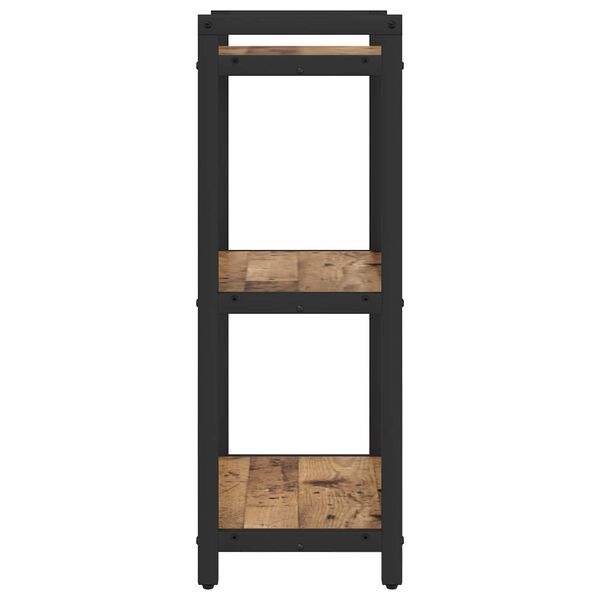 vidaXL Bookshelf Old wood 40 x 30 x 85 cm Engineered Wood