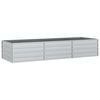 vidaXL Garden Raised Bed | Silver | Galvanized Steel | Large