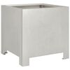 vidaXL Garden Planters 2 pcs 30x30x30 cm Stainless Steel