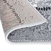 vidaXL Runner Rug BCF Grey with Block Pattern 60x200 cm