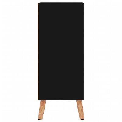 vidaXL Sideboard High Gloss Black 60x30x72 cm Engineered Wood