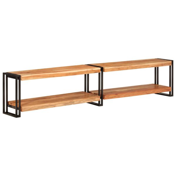 vidaXL TV Cabinet 200x30x40 cm Solid Wood Acacia