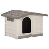 vidaXL Dog House Beige and Brown 89x75x62 cm
