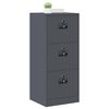 vidaXL File Cabinet Anthracite 45.5 x 42 x 106.5 cm Cold-Rolled Steel