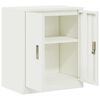 vidaXL Storage Cabinet White 60 x 40 x 70 cm Steel
